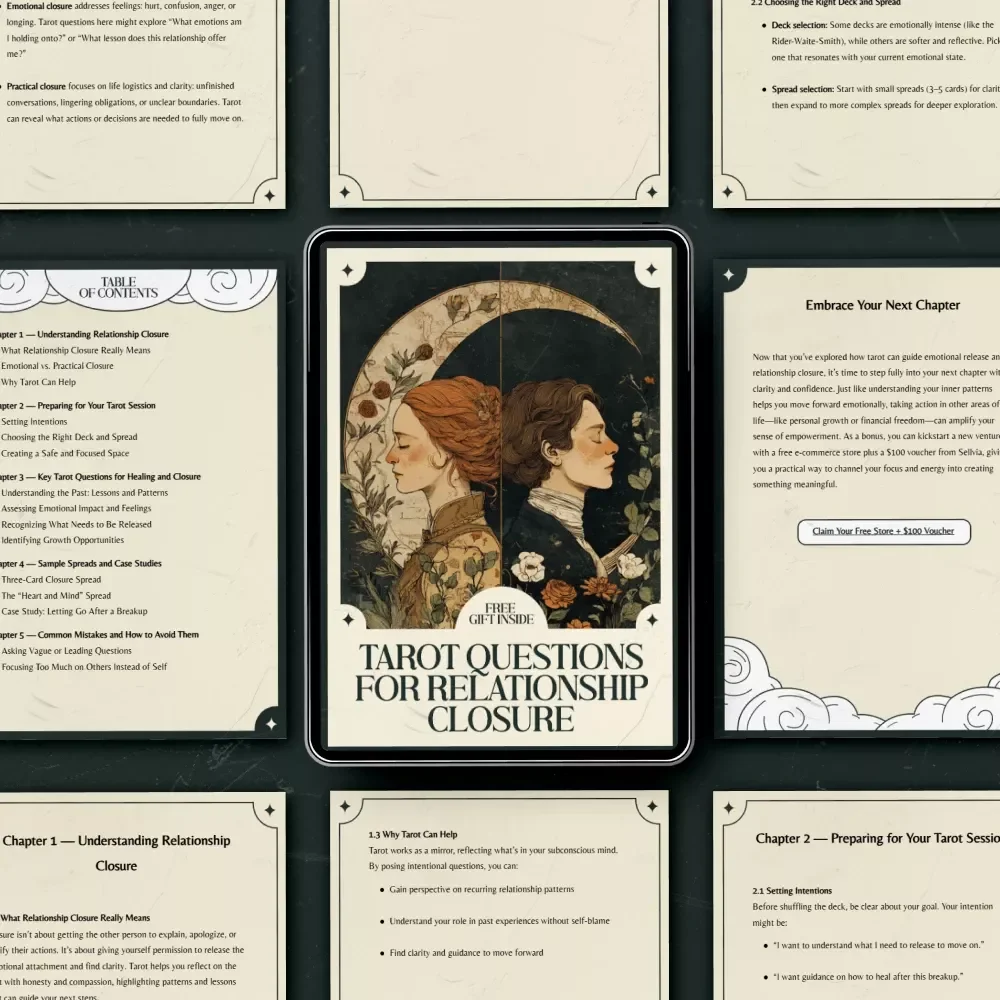 Tarot Questions for Relationship Closure: A Healing Guide for Moving On