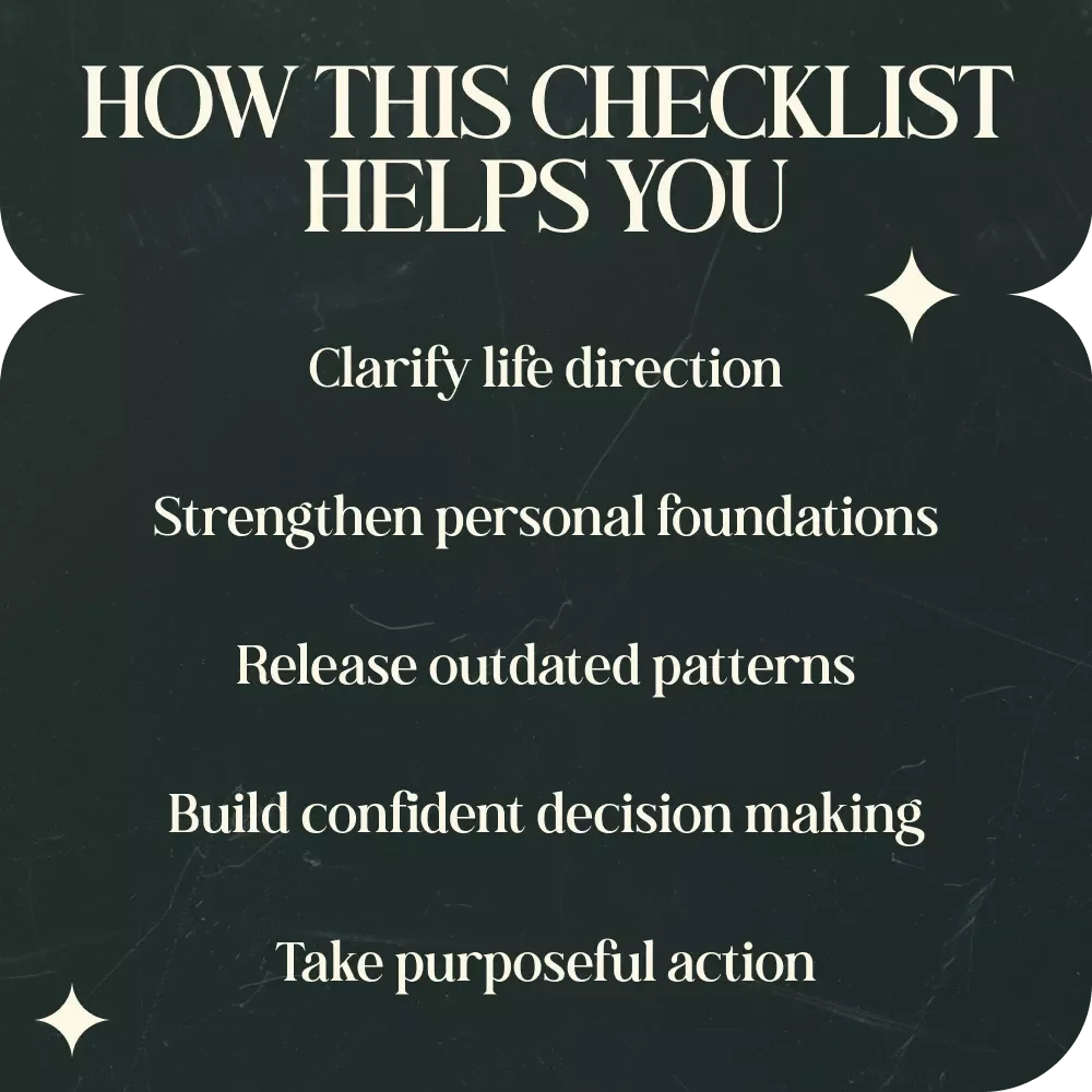The Saturn Return Survival & Glow-Up Checklist (Age 29 Edition) – Astrology Life Reset Guide for the saturn return meaning around age 29, Personal Growth, Life Audit & Transformation Checklist
