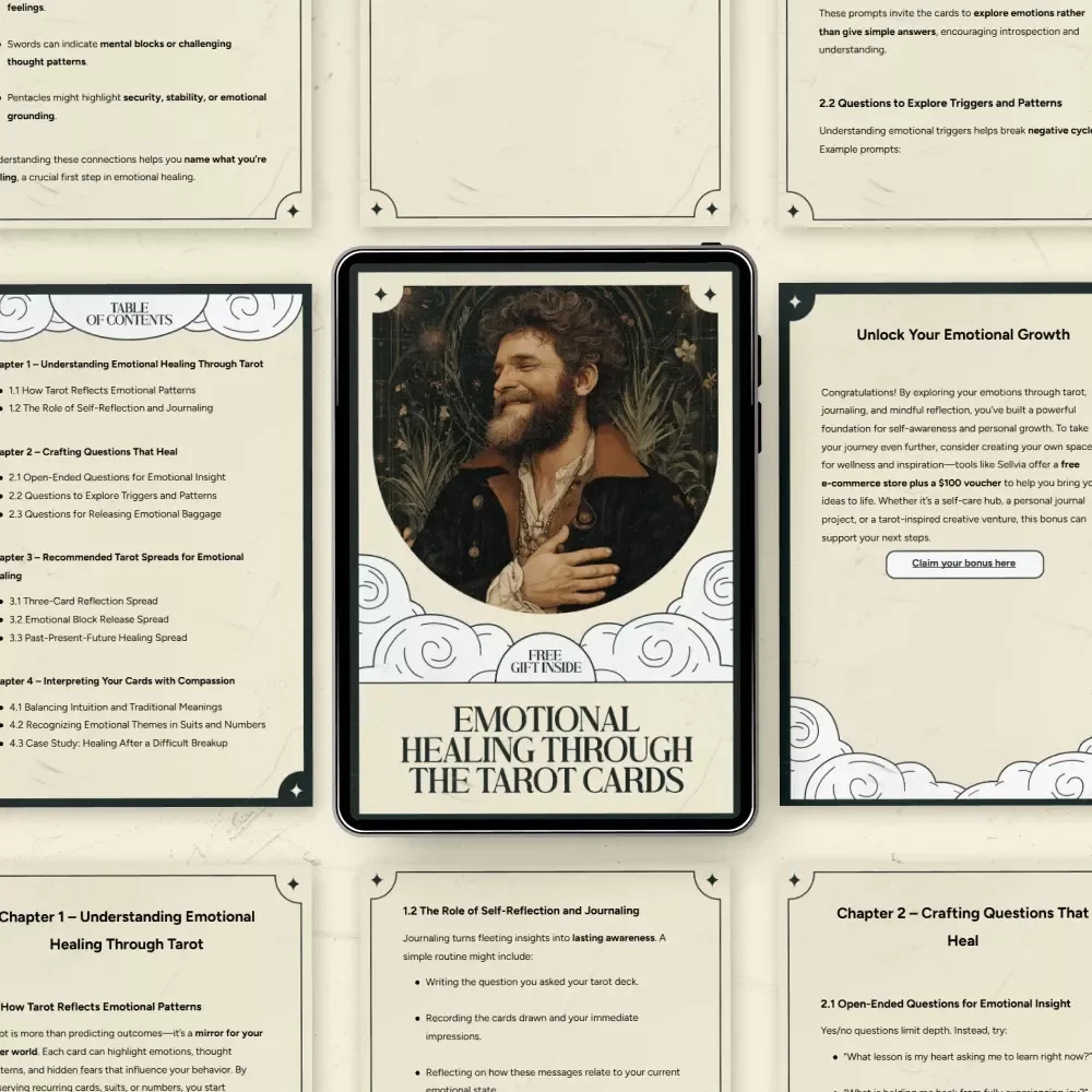 Emotional Healing Through the Tarot Cards: A Guide to Tarot Questions for Emotional Healing