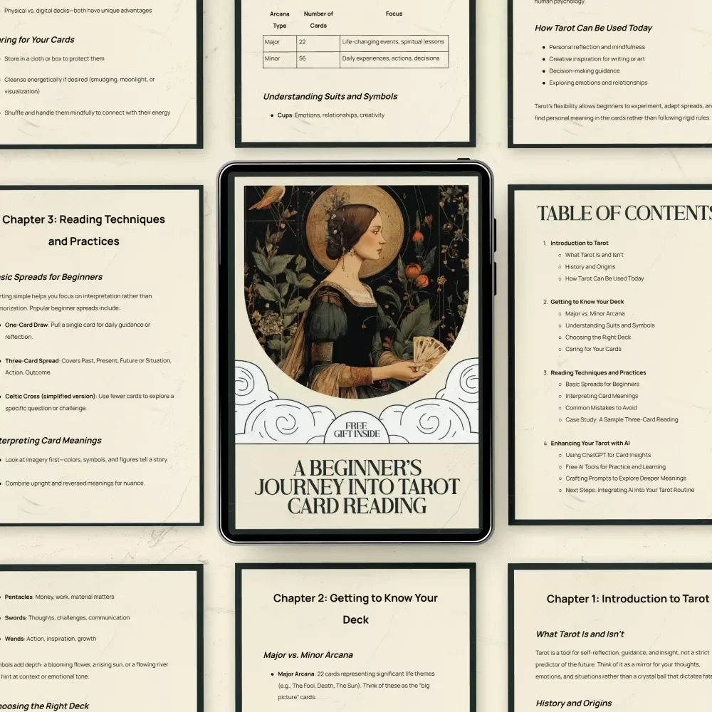 A Beginner’s Journey into Tarot Card Reading: A Complete Guide for How to Read Tarot Cards for Beginners