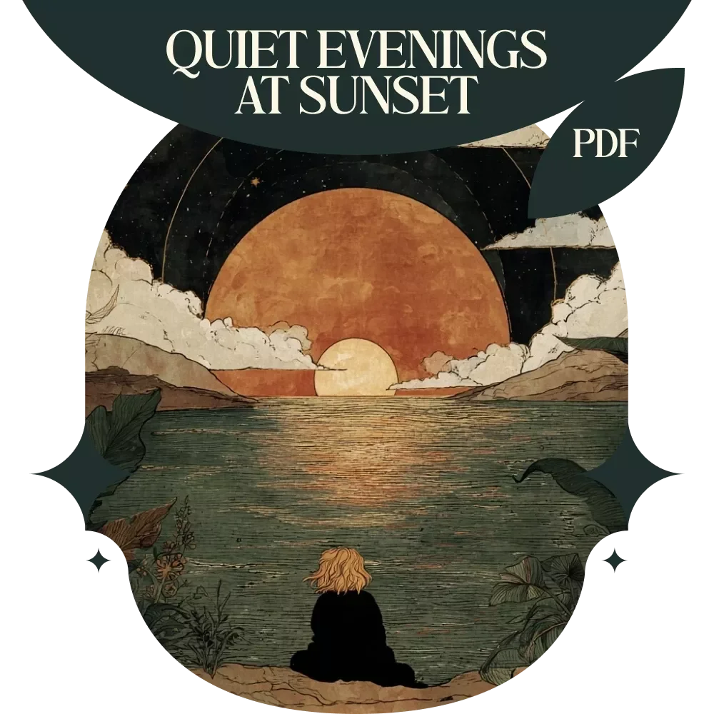 Quiet Evenings at Sunset – A Mindful Guide with Sunset Reflection Ritual Ideas for Calm Evenings, Self-Reflection, and Building a Peaceful Daily Sunset Ritual