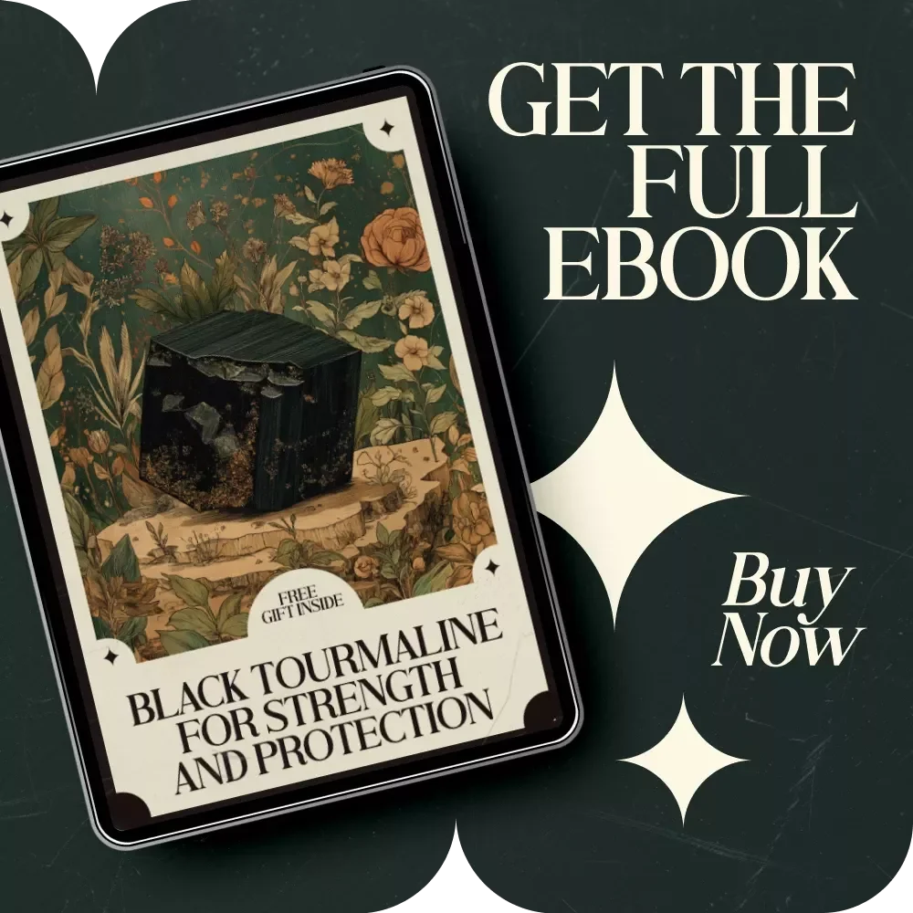 Black Tourmaline for Strength and Protection – Complete Crystal Guide eBook | Black Tourmaline Crystal Meaning and Protection | Spiritual Energy Protection, Grounding, Home & Personal Protection Guide