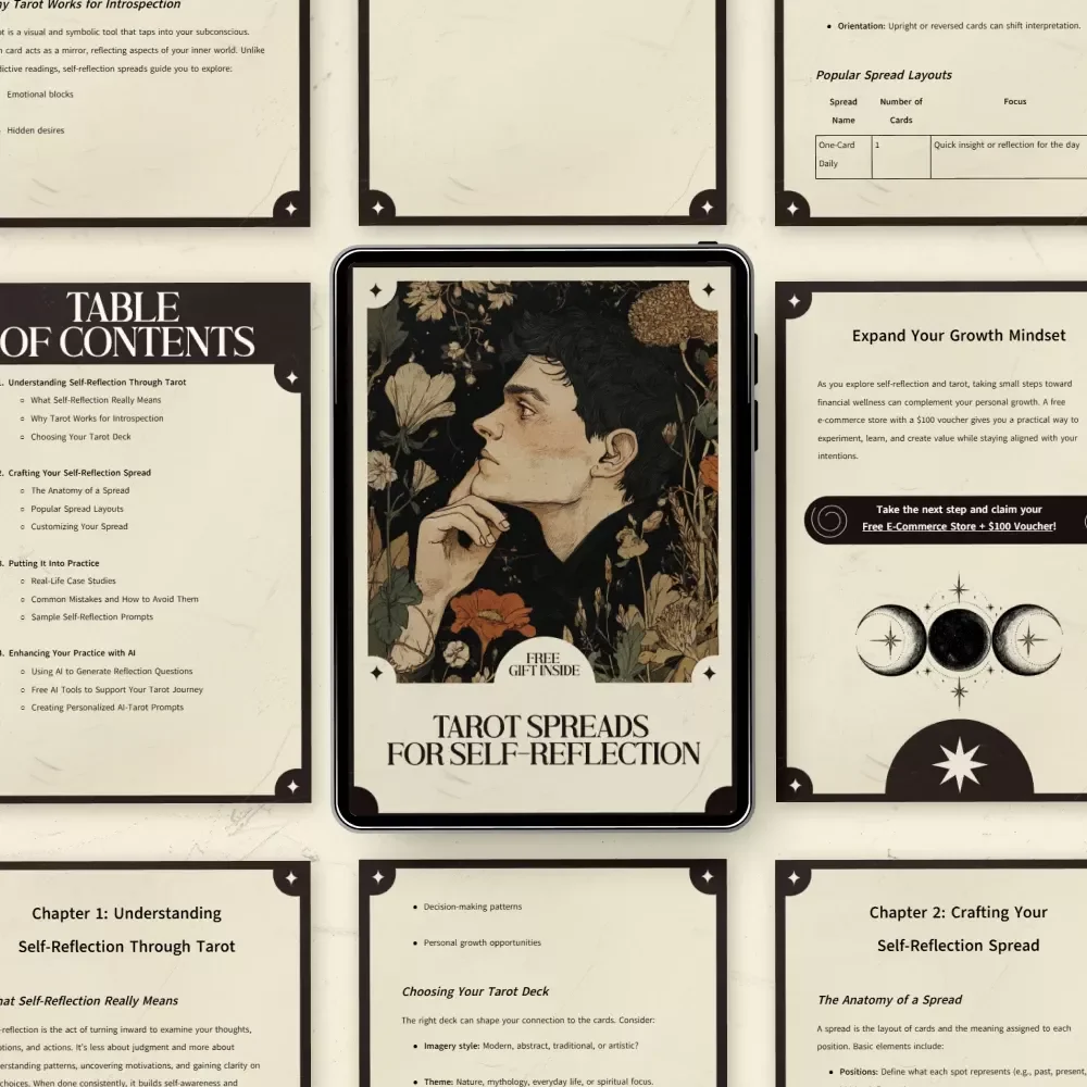 Tarot Spreads for Self-Reflection: A Guide to Crafting Meaningful Tarot Spreads for Personal Insight