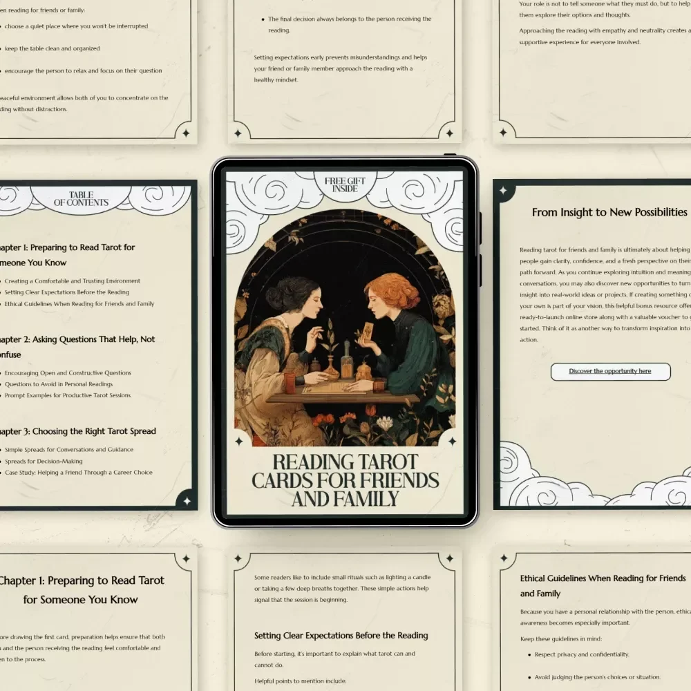 Reading Tarot Cards for Friends and Family: A Complete Guide to Effective Tarot Readings