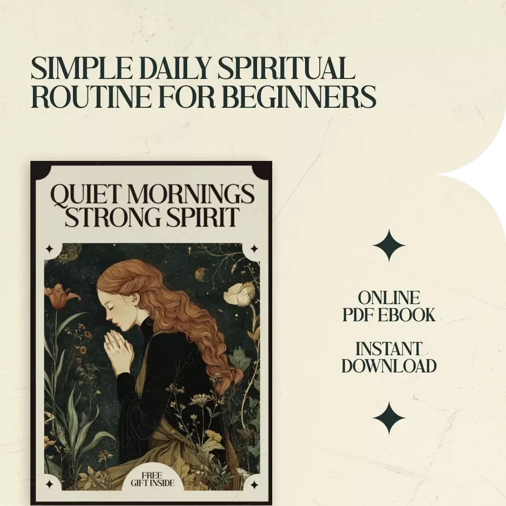 Quiet Mornings Strong Spirit – Daily Spiritual Routine for Beginners eBook Guide | Simple Mindful Morning Habits, Inner Peace Practices, Meditation, Gratitude & Journaling for Spiritual Growth
