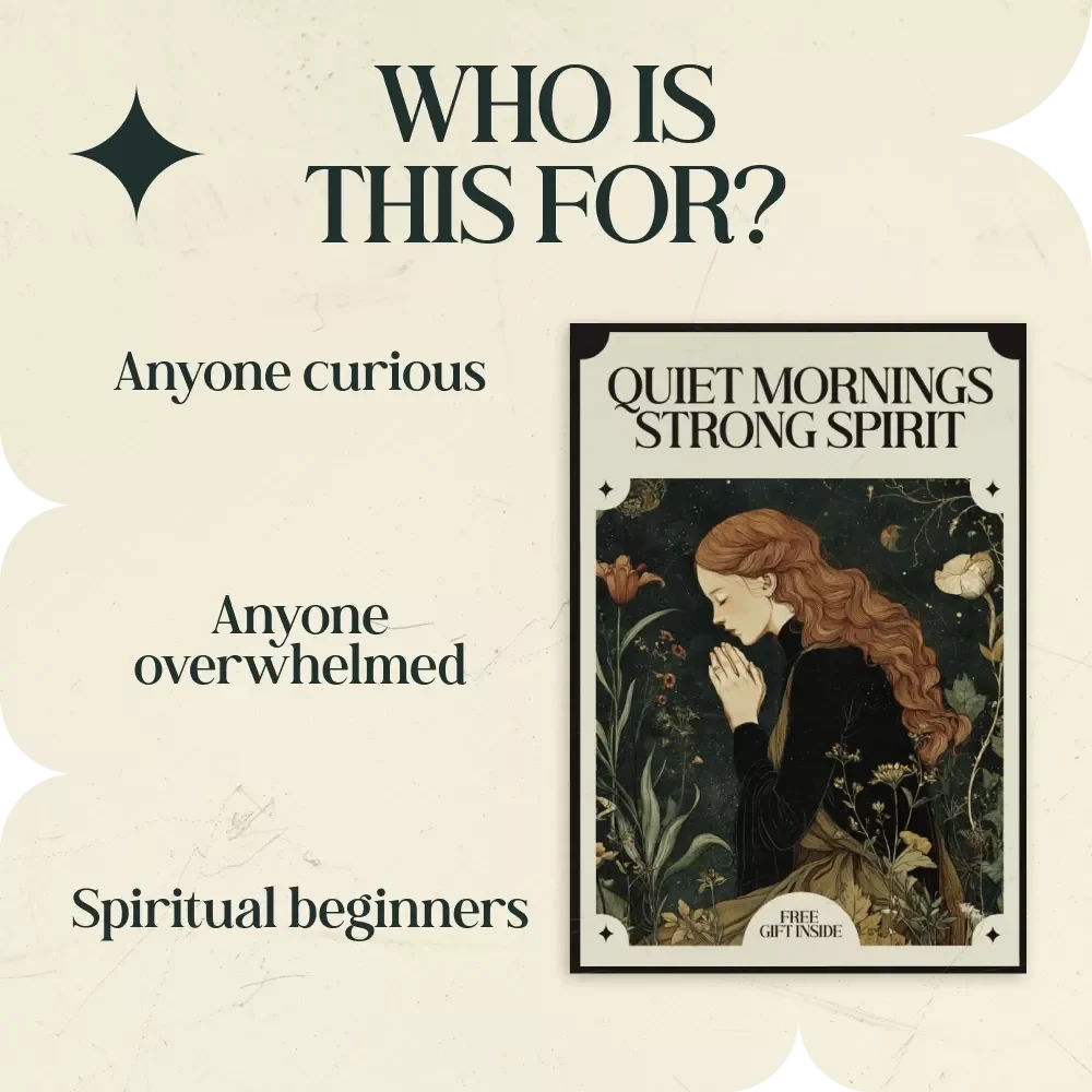Quiet Mornings Strong Spirit – Daily Spiritual Routine for Beginners eBook Guide | Simple Mindful Morning Habits, Inner Peace Practices, Meditation, Gratitude & Journaling for Spiritual Growth