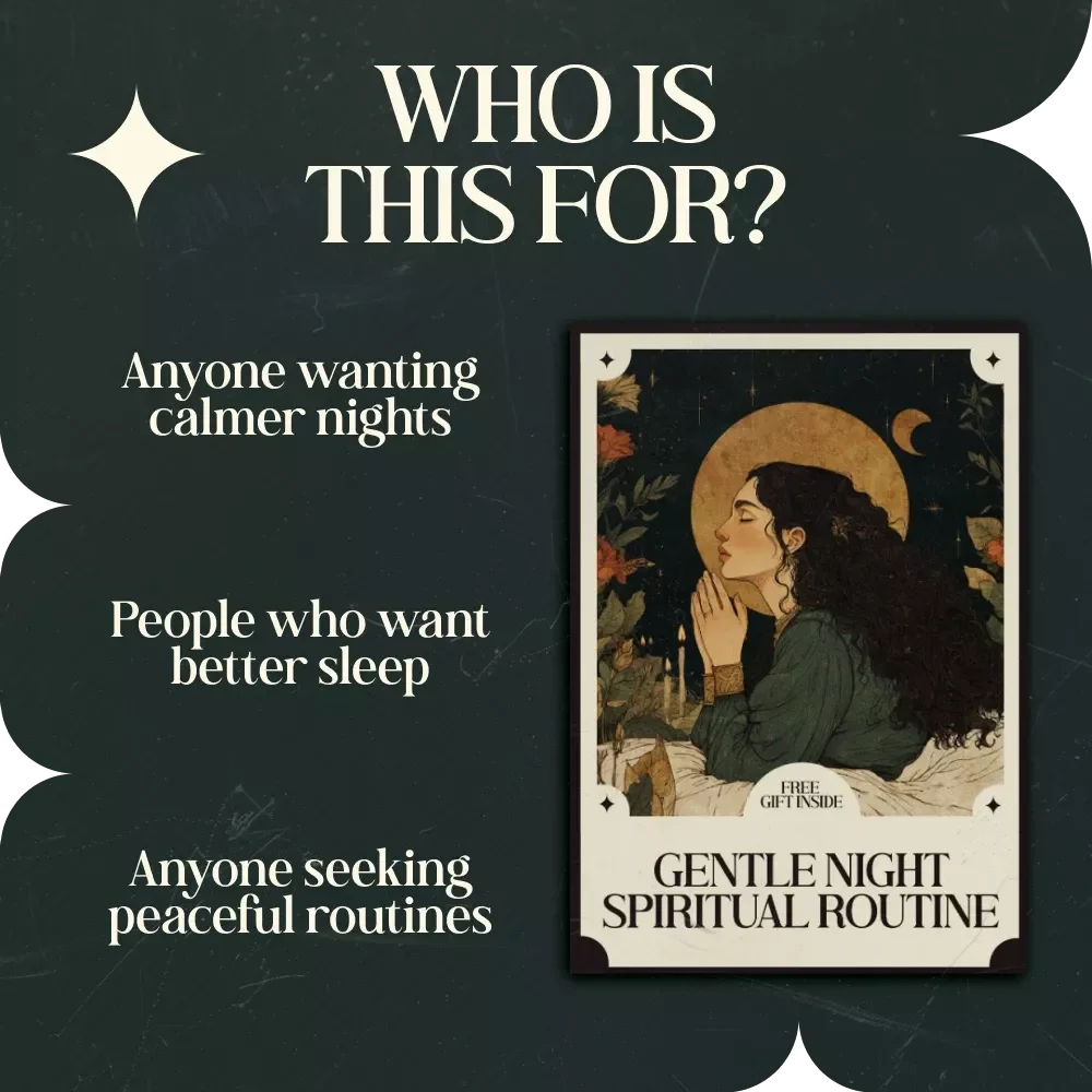 Gentle Night Spiritual Routine – Night Spiritual Routine for Better Sleep Guide, Evening Mindfulness Ritual eBook, Calm Bedtime Practice Checklist, Digital Download