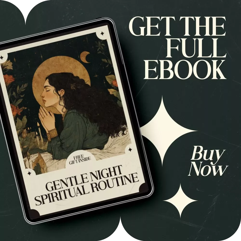 Gentle Night Spiritual Routine – Night Spiritual Routine for Better Sleep Guide, Evening Mindfulness Ritual eBook, Calm Bedtime Practice Checklist, Digital Download