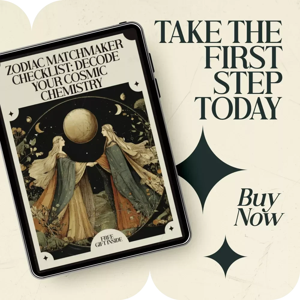 Zodiac Matchmaker Checklist: Decode Your Cosmic Chemistry | Astrology Compatibility Guide & Printable Checklist for How to Read Compatibility Between Zodiac Signs | Zodiac Love Match Worksheet