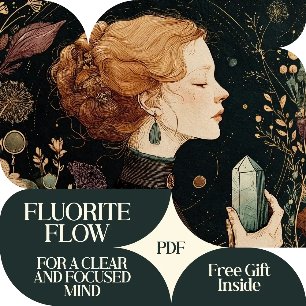 Fluorite Flow for a Clear and Focused Mind – Fluorite Crystal Meaning and Focus Guide, Mental Clarity Ebook, Crystal Focus Rituals, Productivity & Concentration Digital Download