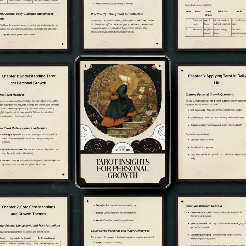 Tarot Insights for Personal Growth | Guide to Tarot Card Meanings for Personal Growth Questions