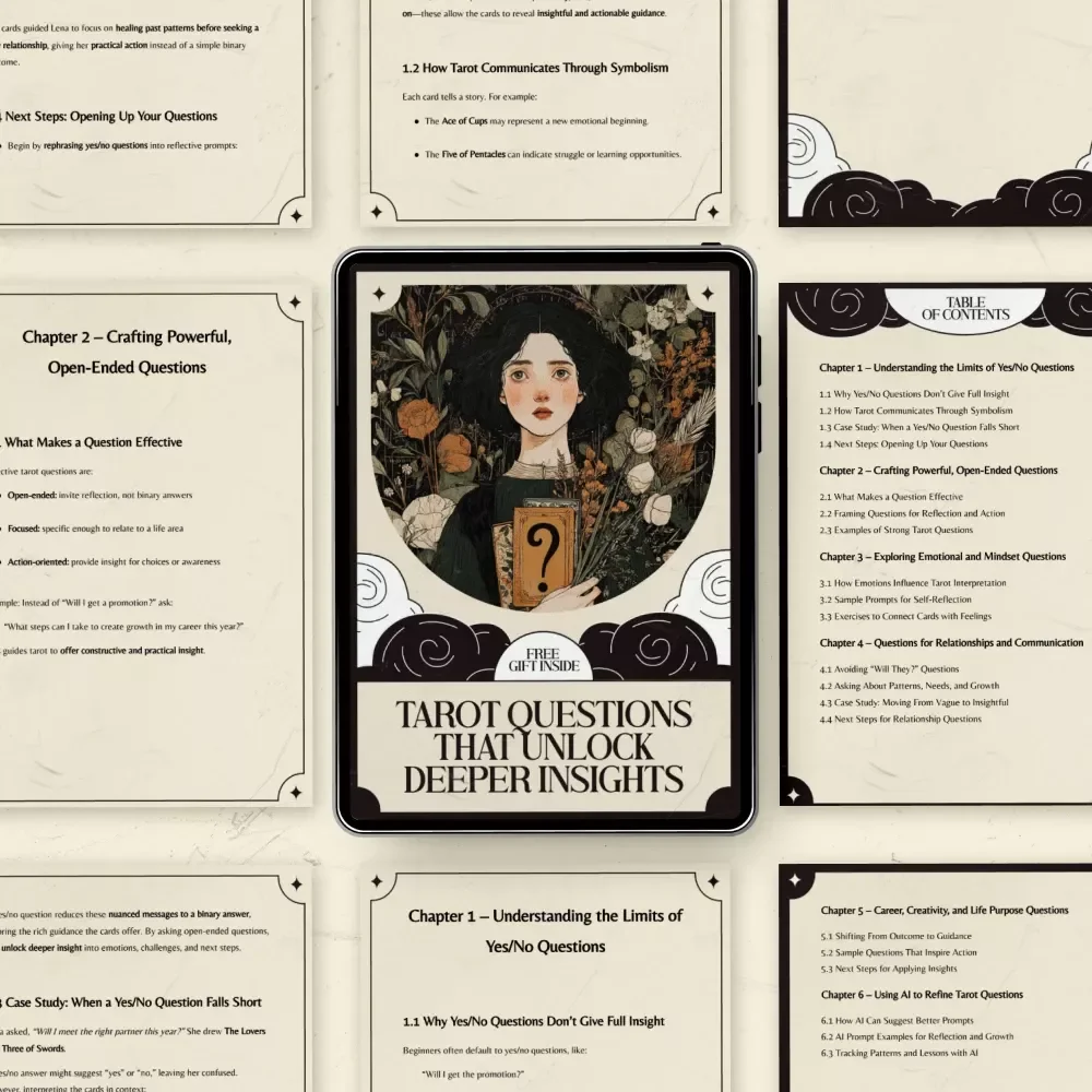 Tarot Questions That Unlock Deeper Insights - A Guide to Powerful, Open-Ended Tarot Questions