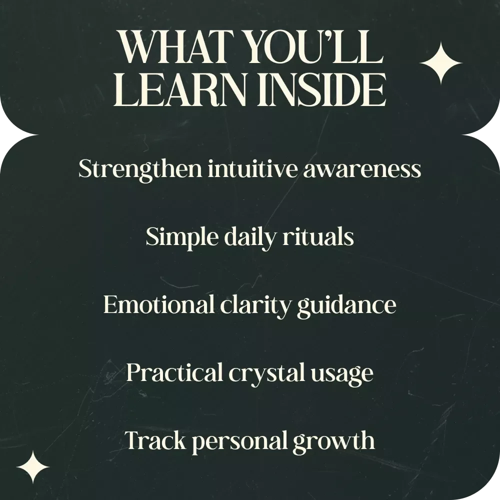 Trust Your Inner Voice With the Power of Crystals – Intuition Guide Featuring Crystals That Support Intuition and Psychic Abilities, Spiritual Growth eBook, Energy Awareness Workbook