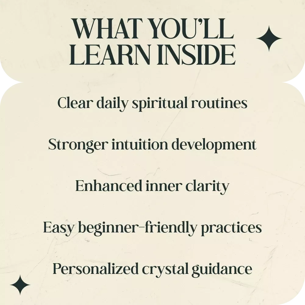 Walk Your Spiritual Path with the Wisdom of Crystals — A Transformational Guide to Crystals That Support Spiritual Growth, Intuition & Inner Alignment