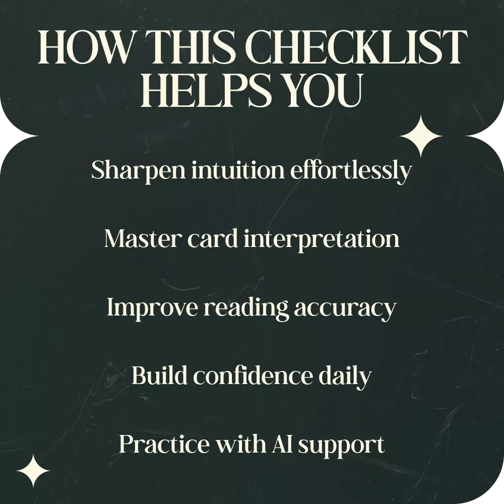 The Tarot Intuition Boost Checklist: Tarot Intuition Tips for Beginners