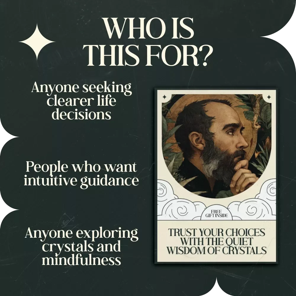 Trust Your Choices With the Quiet Wisdom of Crystals – A Complete Guide to Crystals That Help With Decision Making, Intuition, and Clear Thinking | Digital Download eBook