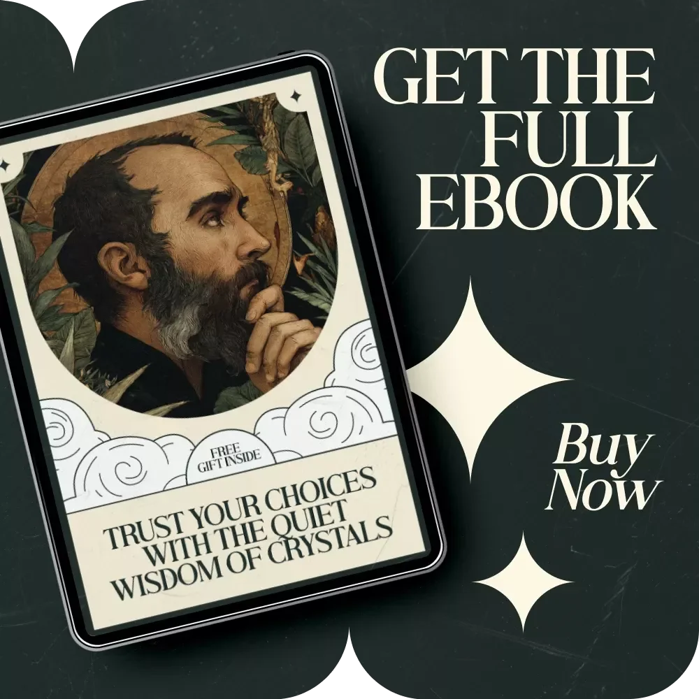 Trust Your Choices With the Quiet Wisdom of Crystals – A Complete Guide to Crystals That Help With Decision Making, Intuition, and Clear Thinking | Digital Download eBook