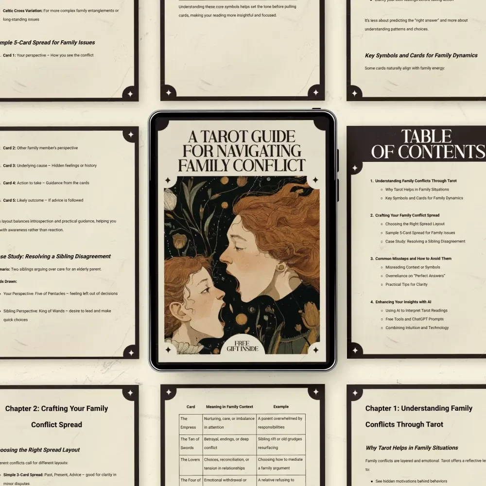 A Tarot Guide for Navigating Family Conflict: A Tarot Spread for Family Conflict Questions