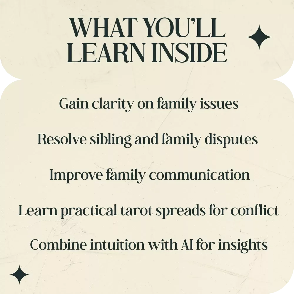 A Tarot Guide for Navigating Family Conflict: A Tarot Spread for Family Conflict Questions