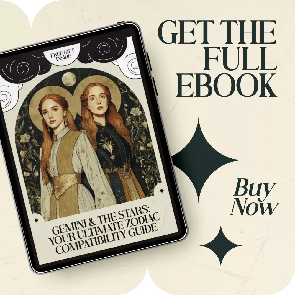 Gemini & the Stars: Your Ultimate Zodiac Compatibility Guide – Digital Astrology Guide on gemini compatibility with other zodiac signs, Love & Relationship Insights, Zodiac Match Analysis, Instant Download