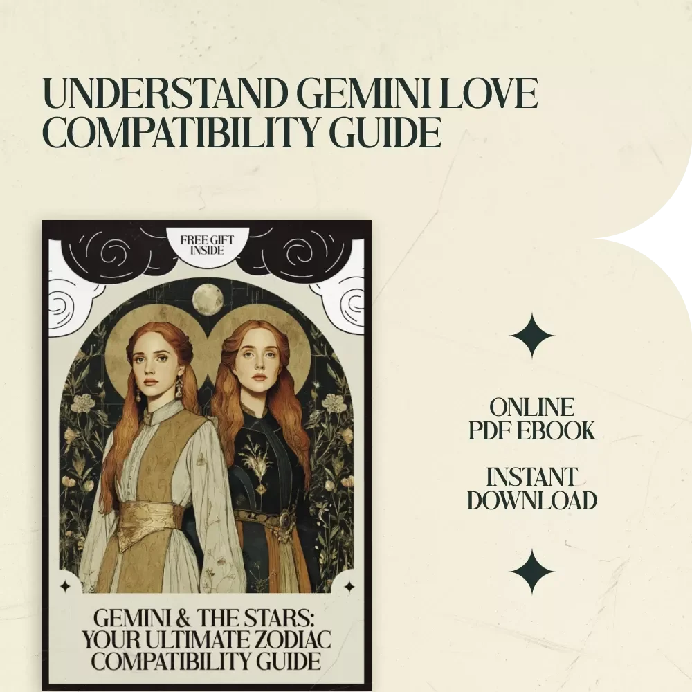 Gemini & the Stars: Your Ultimate Zodiac Compatibility Guide – Digital Astrology Guide on gemini compatibility with other zodiac signs, Love & Relationship Insights, Zodiac Match Analysis, Instant Download