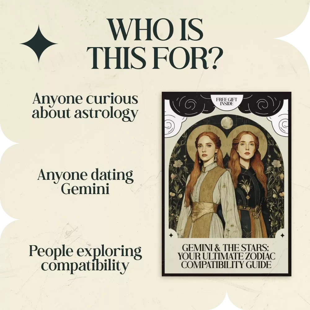 Gemini & the Stars: Your Ultimate Zodiac Compatibility Guide – Digital Astrology Guide on gemini compatibility with other zodiac signs, Love & Relationship Insights, Zodiac Match Analysis, Instant Download