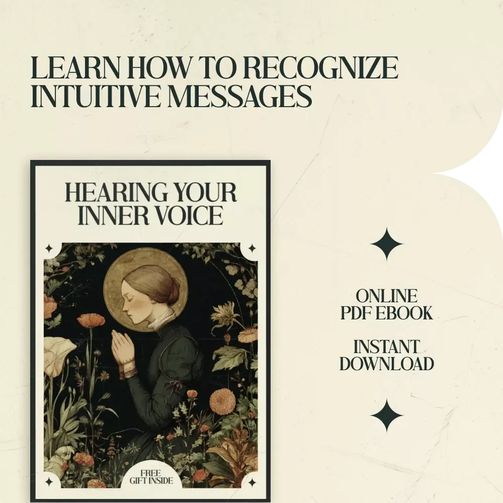 Hearing Your Inner Voice – A Practical Guide on how to recognize intuitive messages, Build Self-Trust, and Understand Your Inner Guidance | Digital Download eBook