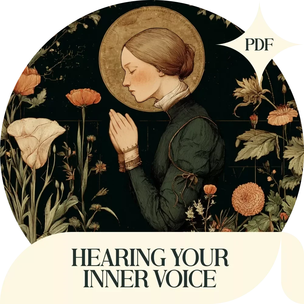 Hearing Your Inner Voice – A Practical Guide on how to recognize intuitive messages, Build Self-Trust, and Understand Your Inner Guidance | Digital Download eBook