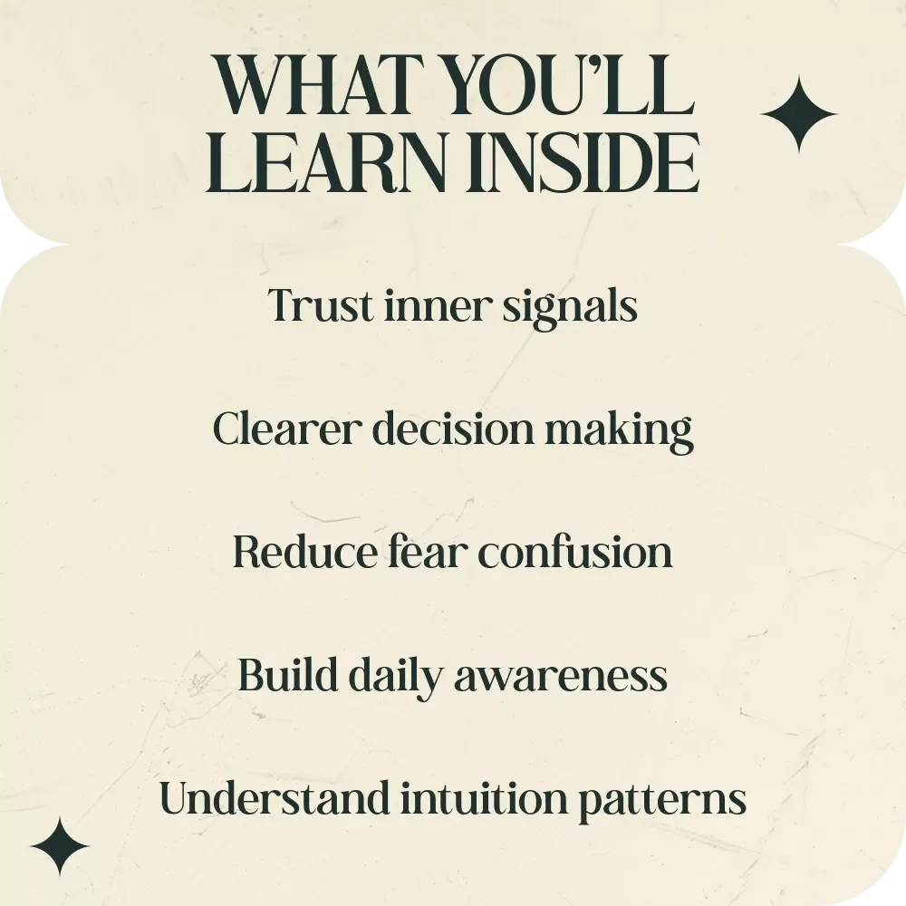 Hearing Your Inner Voice – A Practical Guide on how to recognize intuitive messages, Build Self-Trust, and Understand Your Inner Guidance | Digital Download eBook