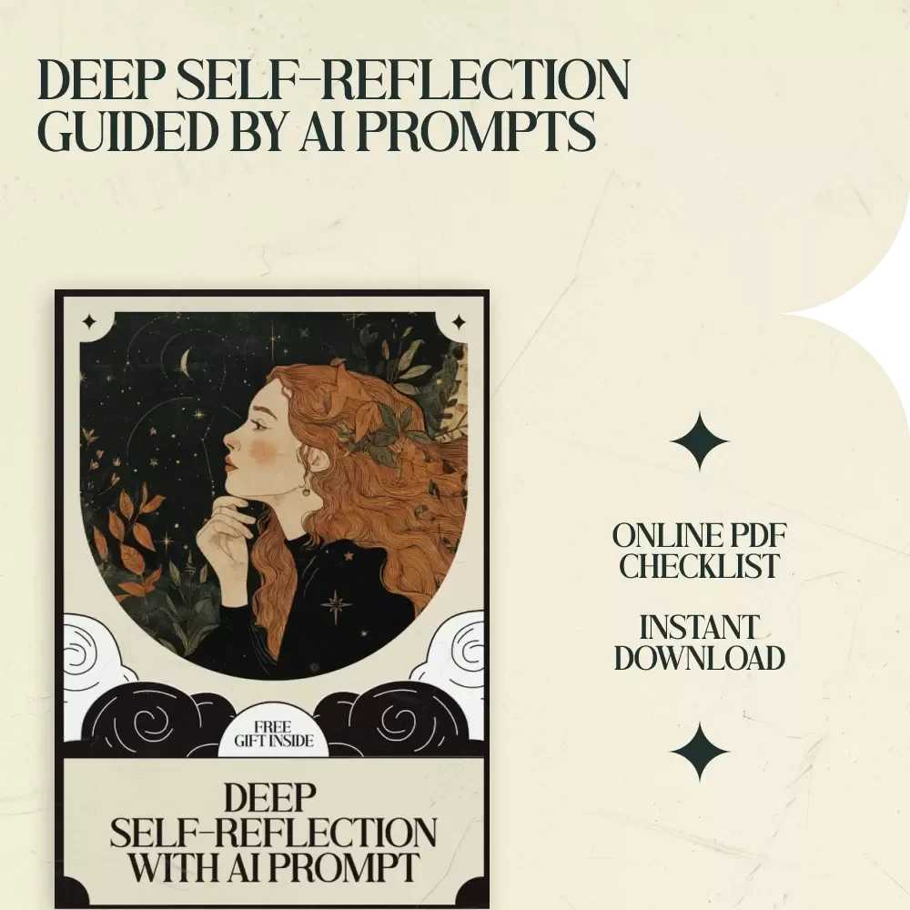 Deep Self-Reflection With AI Prompt – Checklist for Shadow Work Using AI Prompts for Shadow Work Questions