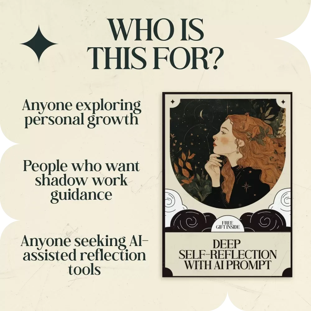 Deep Self-Reflection With AI Prompt – Checklist for Shadow Work Using AI Prompts for Shadow Work Questions
