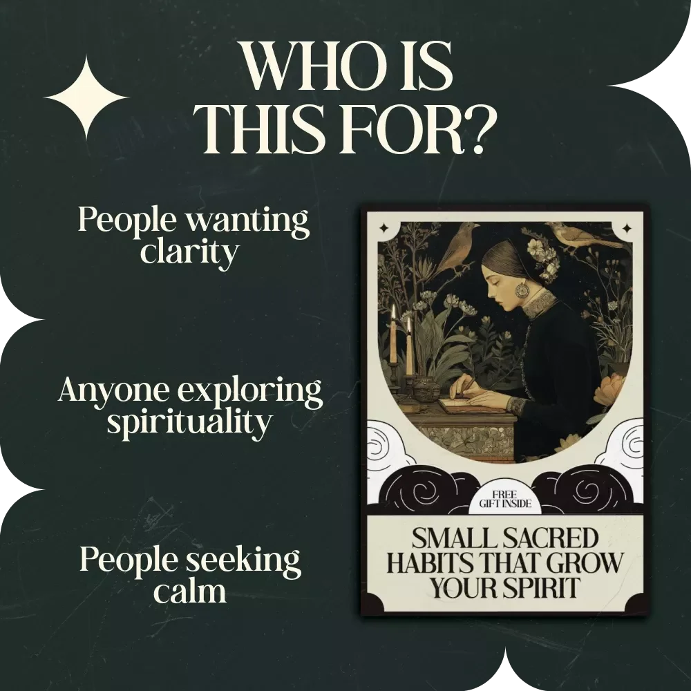 Small Sacred Habits That Grow Your Spirit: Checklist for a Spiritual Routine for Personal Growth, Mindful Daily Practice, Self-Reflection Digital Download
