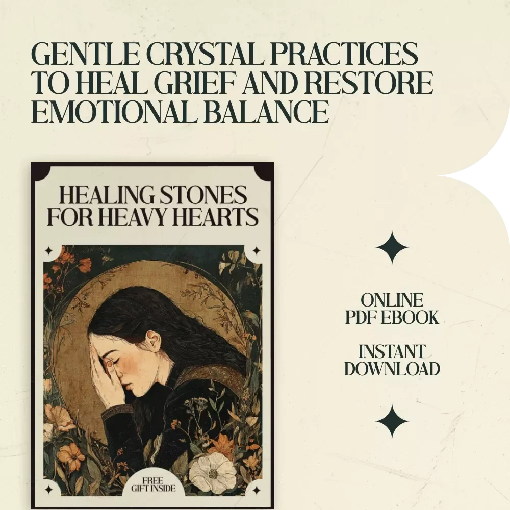 Healing Stones for Heavy Hearts – A Gentle Guide to Crystals That Help With Grief and Sadness, Emotional Healing Rituals & Daily Support Practices
