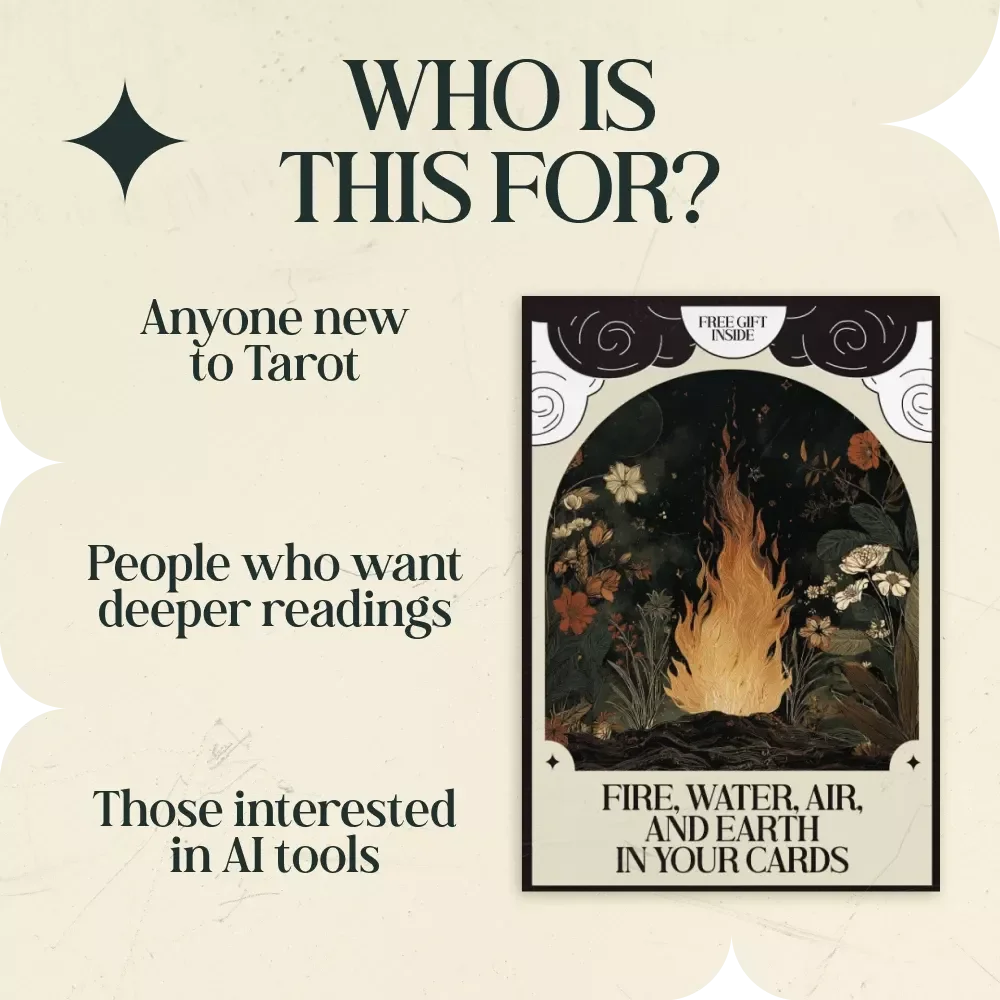 Fire, Water, Air, and Earth in Your Cards: A Tarot Guide to Elemental Meaning in Tarot Readings