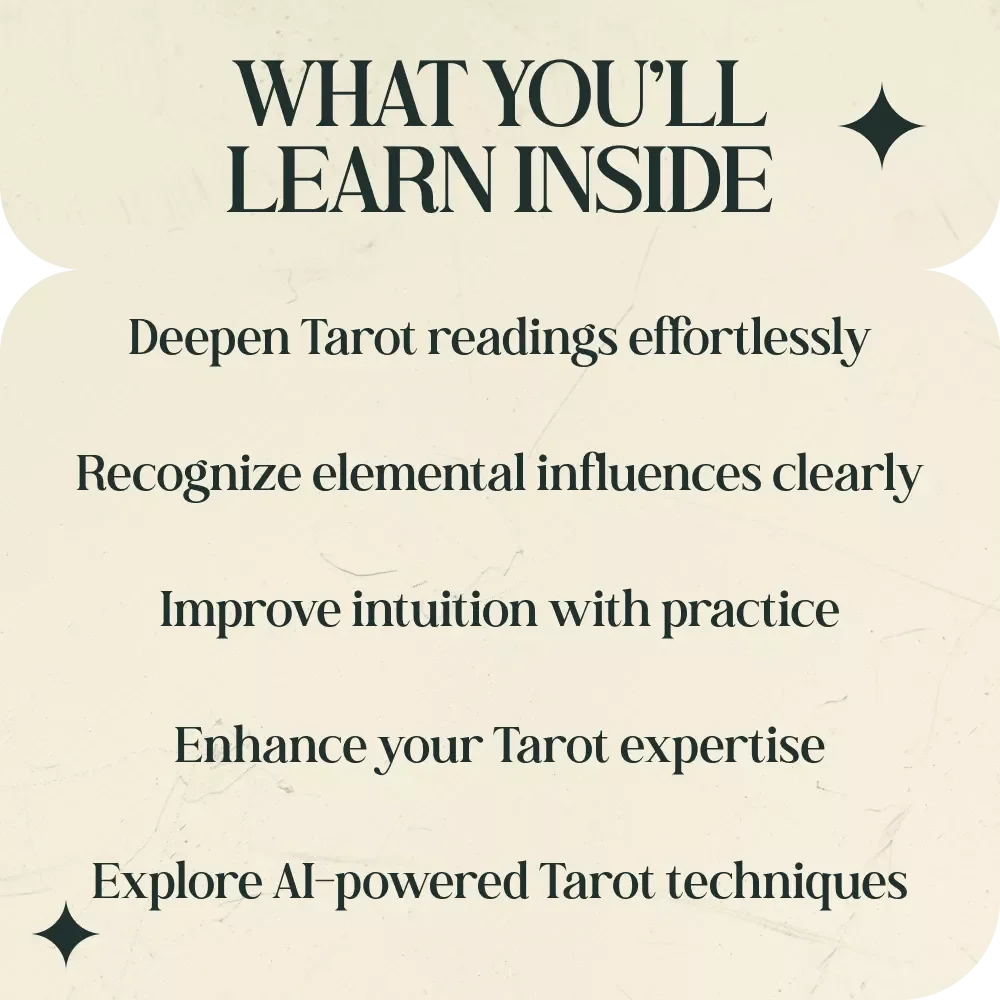 Fire, Water, Air, and Earth in Your Cards: A Tarot Guide to Elemental Meaning in Tarot Readings