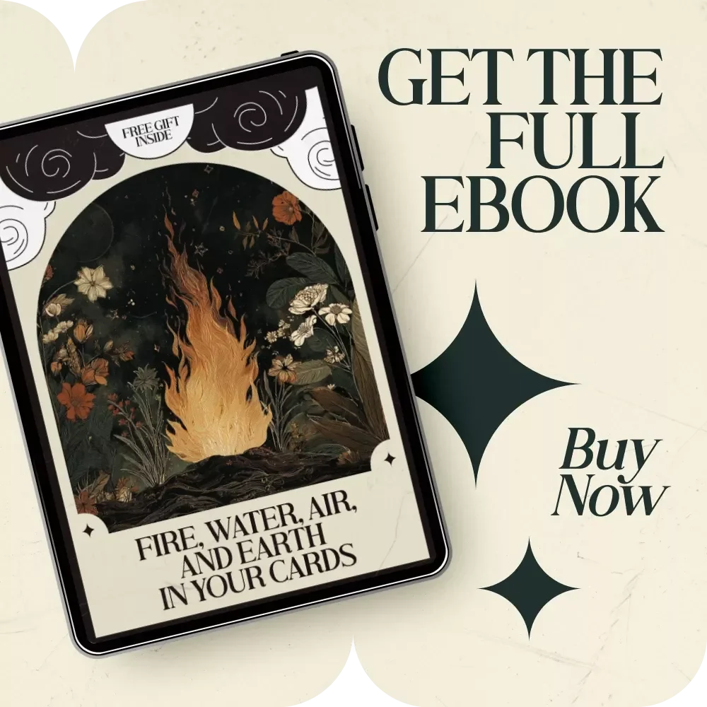 Fire, Water, Air, and Earth in Your Cards: A Tarot Guide to Elemental Meaning in Tarot Readings