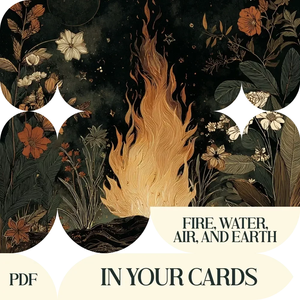Fire, Water, Air, and Earth in Your Cards: A Tarot Guide to Elemental Meaning in Tarot Readings