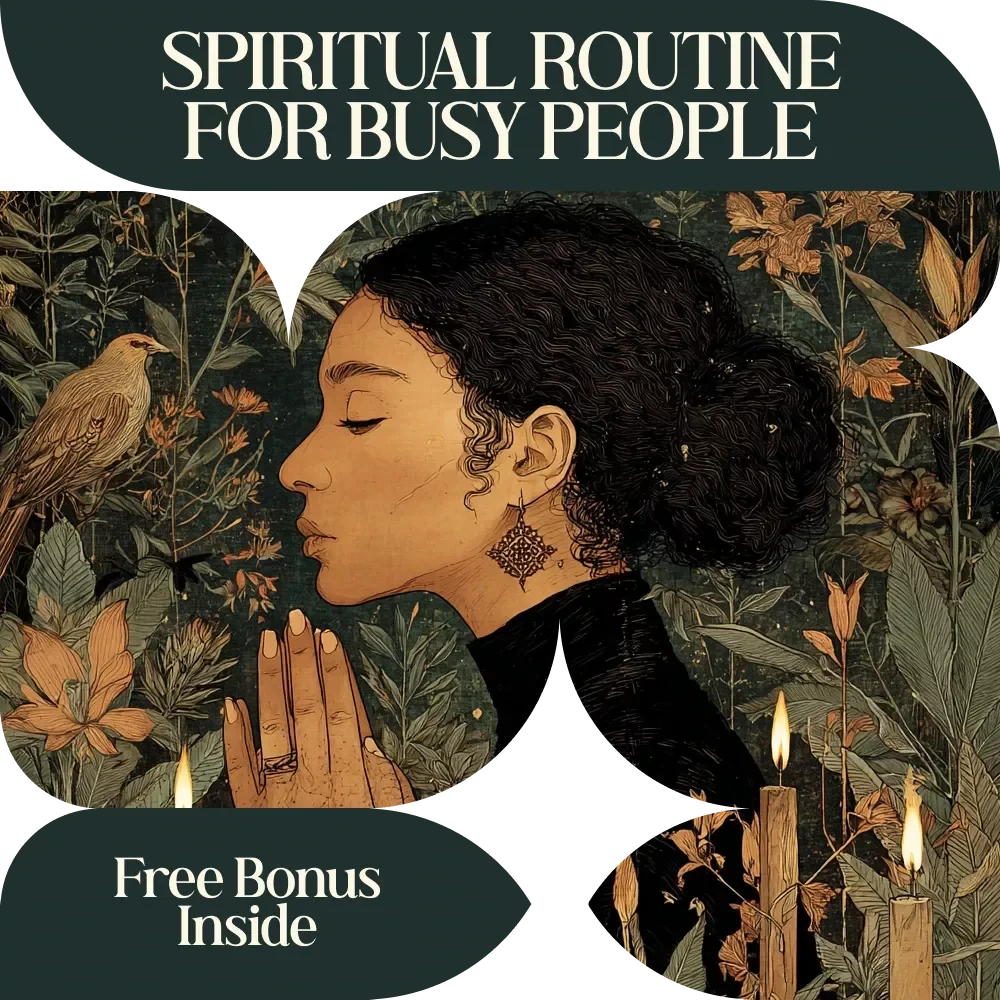 Spiritual Routine Checklist for Busy People, Spiritual Routine for Busy People, Mindful Daily Reset, Printable Digital Download, Self Care Checklist, Morning to Evening Ritual Guide
