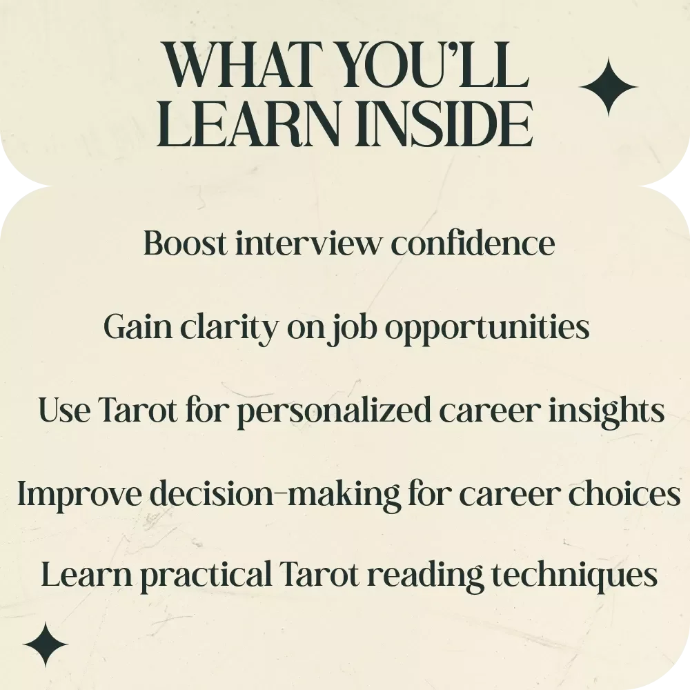 Tarot Spread for Job Interview Outcomes - A Digital Guide for Career Insights
