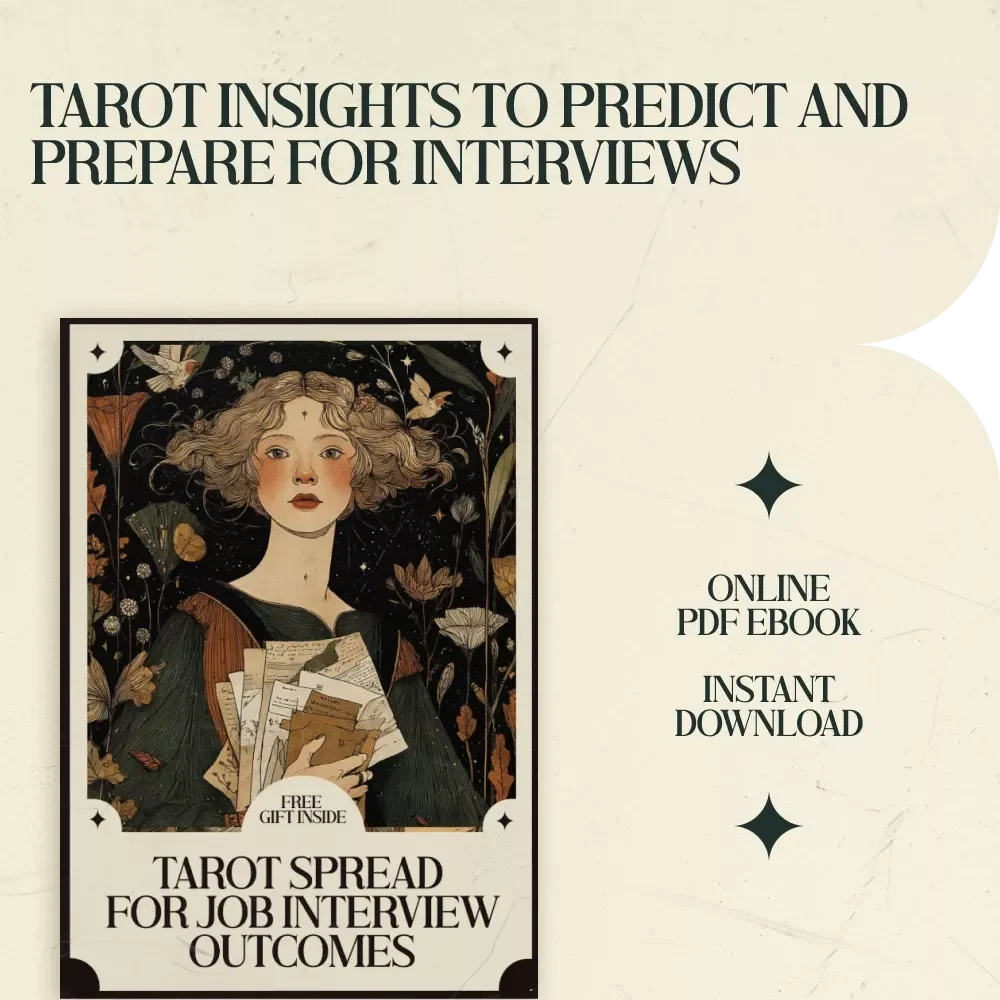 Tarot Spread for Job Interview Outcomes - A Digital Guide for Career Insights