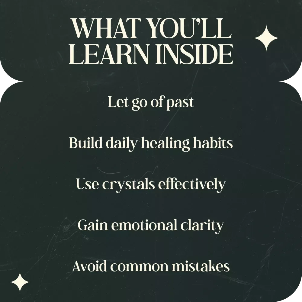 Stones That Help You Release the Past and Move Forward – A Transformational Guide to Crystals That Help with Letting Go of the Past, Emotional Healing & Personal Growth
