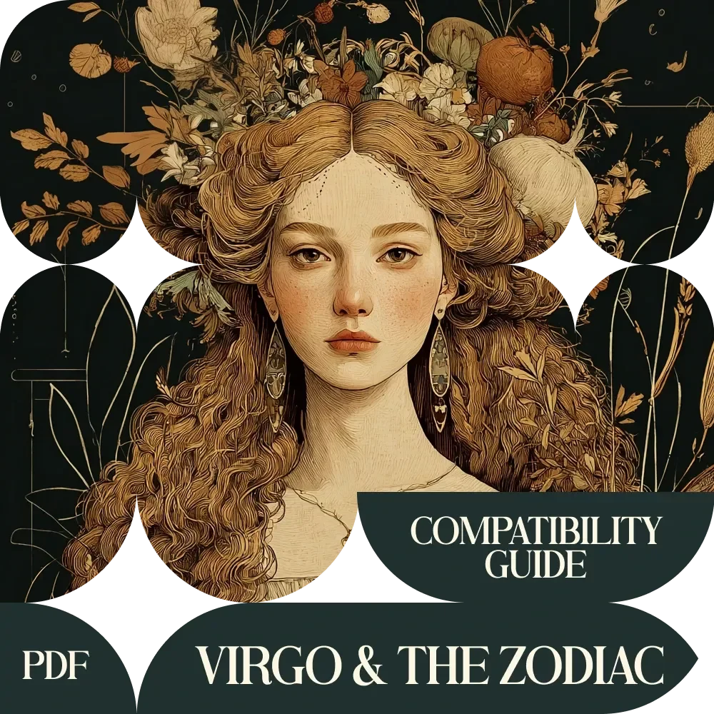 Virgo & the Zodiac: Navigating Compatibility with Cosmic Precision – Virgo Compatibility with Other Zodiac Signs Guide, Astrology Relationship eBook, Virgo Love Compatibility Chart, Zodiac Compatibility Digital Download
