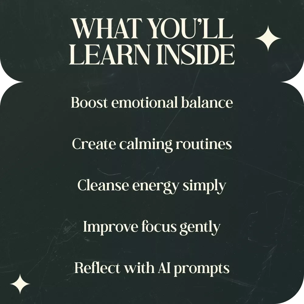 Clear Your Energy and Shine Again: A Beginner-Friendly Ebook with an Aura Cleansing Routine for Beginners