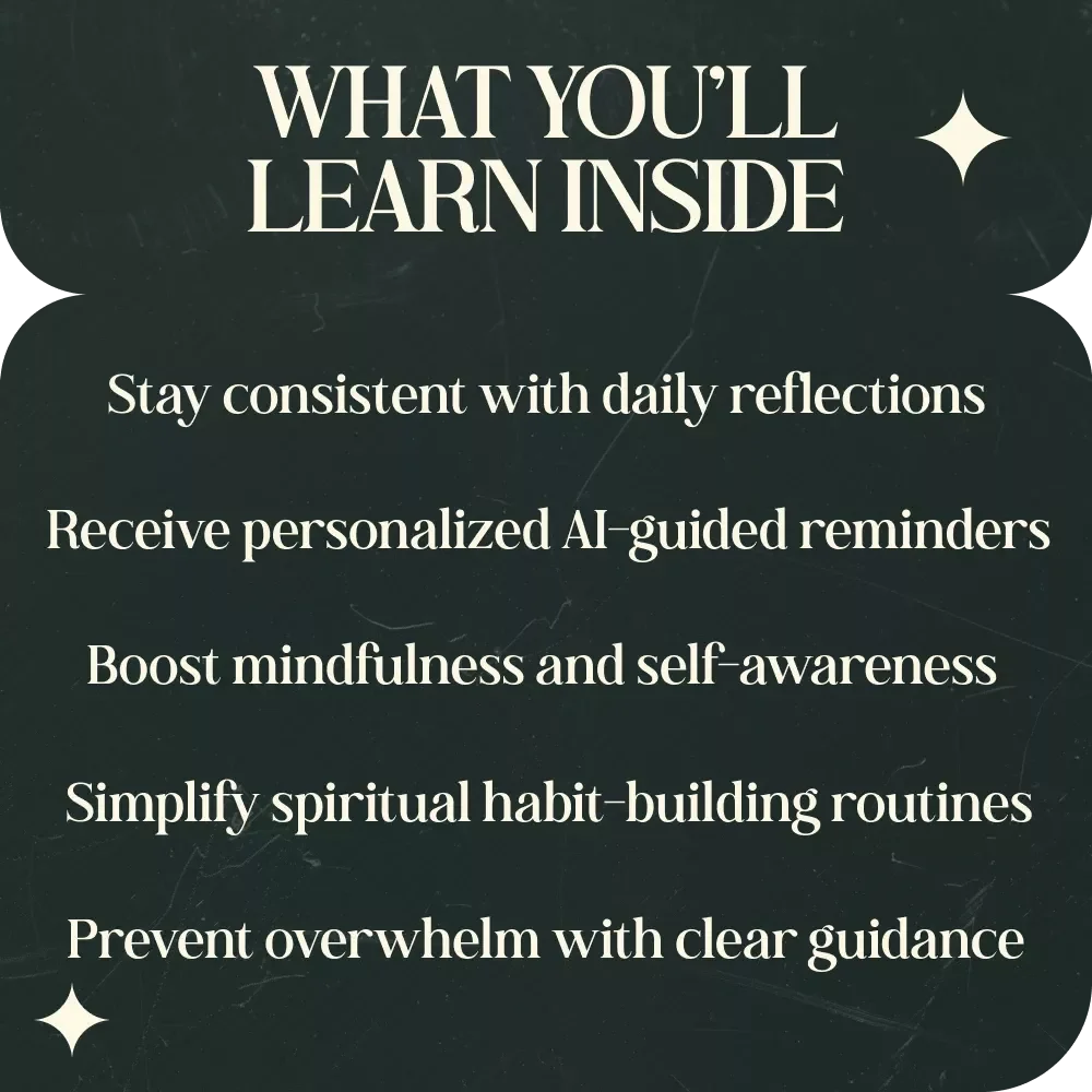 Daily Spiritual Guidance With AI: Your Ultimate AI Assistant for Daily Spiritual Reminders Guide, eBook, and Checklist for Mindful Reflection