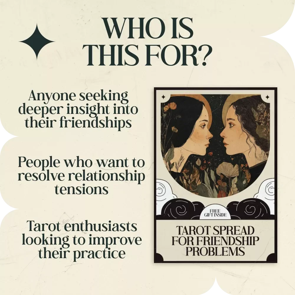 Tarot Spread for Friendship Problems Guide | Tarot for Friendship Issues | eBook Download