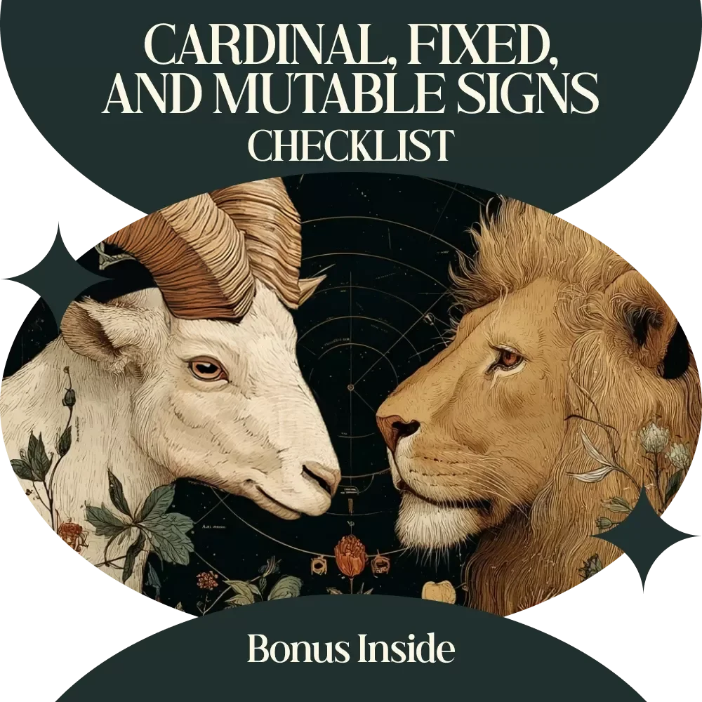 Cardinal, Fixed, and Mutable Signs Checklist - Astrology Energy Explained