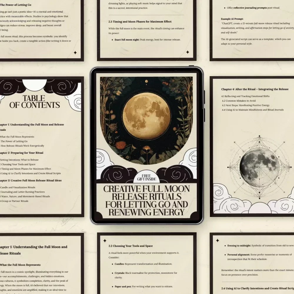 Creative Full Moon Release Rituals for Letting Go and Renewing Energy – Full Moon Release Ritual Ideas Guide
