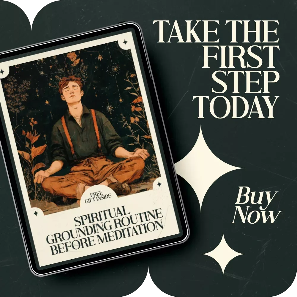 Spiritual Grounding Routine Before Meditation – Digital Checklist for Mindfulness, Focus, and Inner Peace