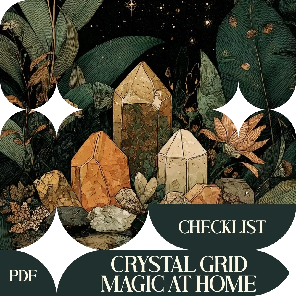 Crystal Grid Magic at Home: A Step-by-Step Guide to Creating Powerful Crystal Grids for Intention Setting