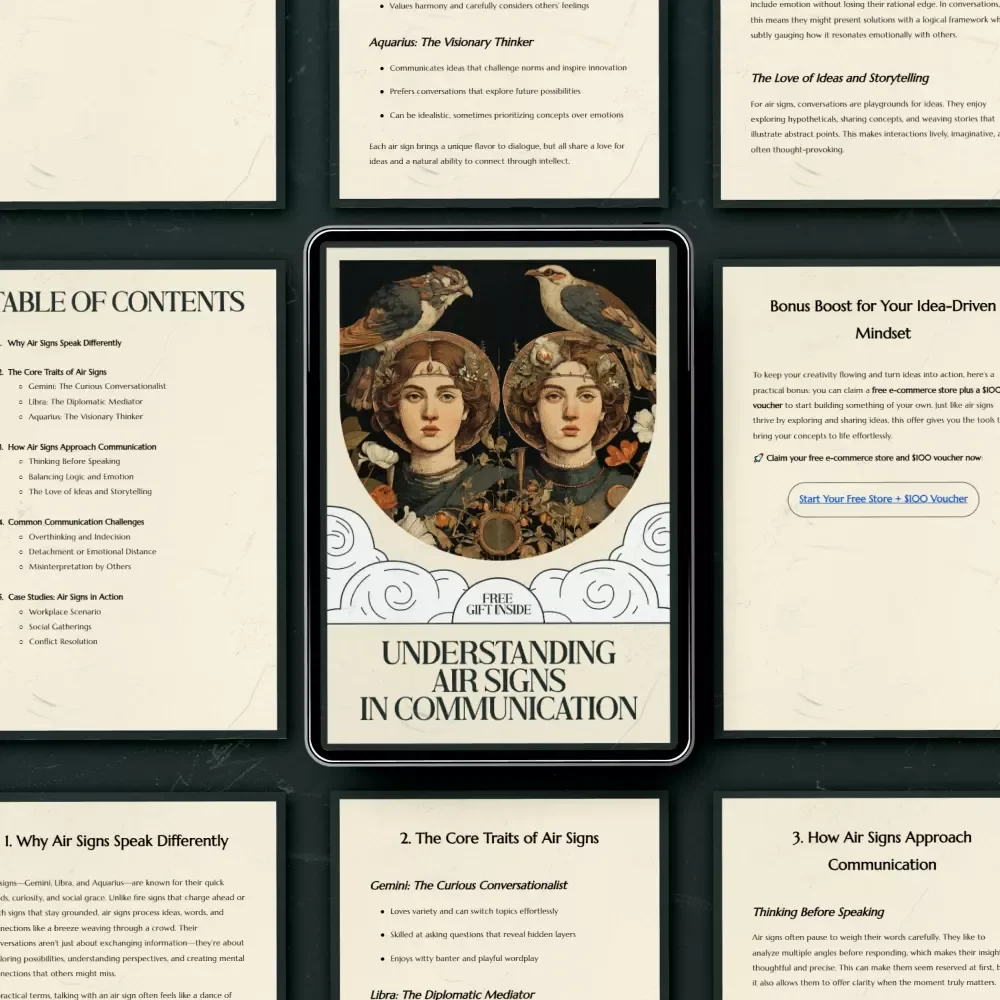 Understanding Air Signs in Communication: A Guide to Gemini, Libra, and Aquarius Communication Styles